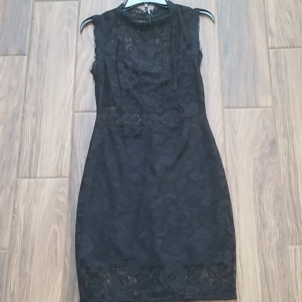 VENUS BLACK LACE COCKTAIL DRESS Size 8